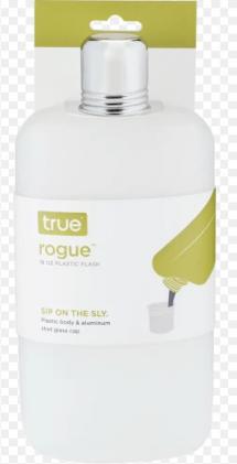 Plastic Flask 16oz NV (750ml) (750ml)