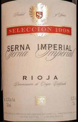 Serna Imperial Seleccion 1999 (750ml) (750ml)