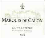LE MARQUIS DE CALON SEGUR - Le Marquis De Calon Segur 0